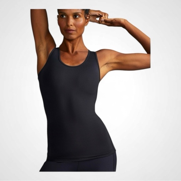 TOMMIE COPPER Lower Back Support Tank Top in Black NWT - Picture 2 of 6